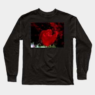 tulip #1, dark Long Sleeve T-Shirt